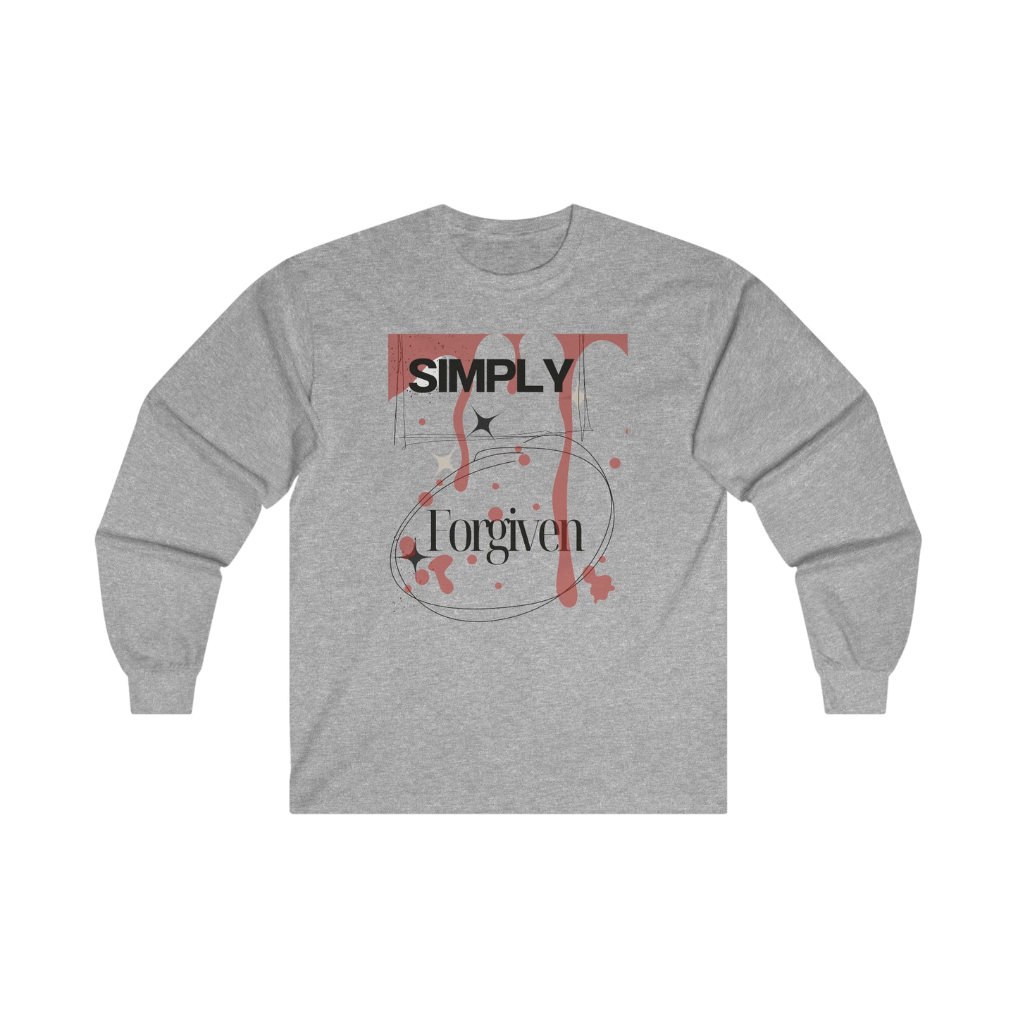 Simply Forgiven Ultra Cotton Long Sleeve Tee