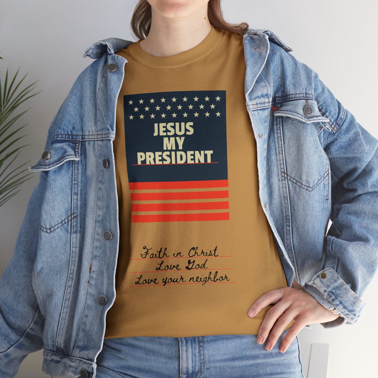 Jesus My President Tee: Affordable Faithwear for All