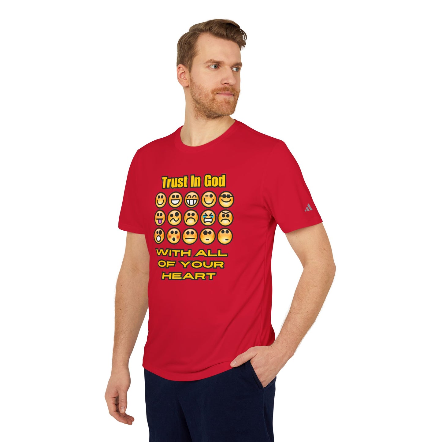 Trust in God Emoji Expression Unisex Tee