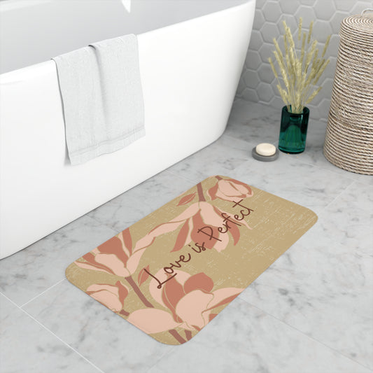 Love is Perfect Memory Foam Bath Mat