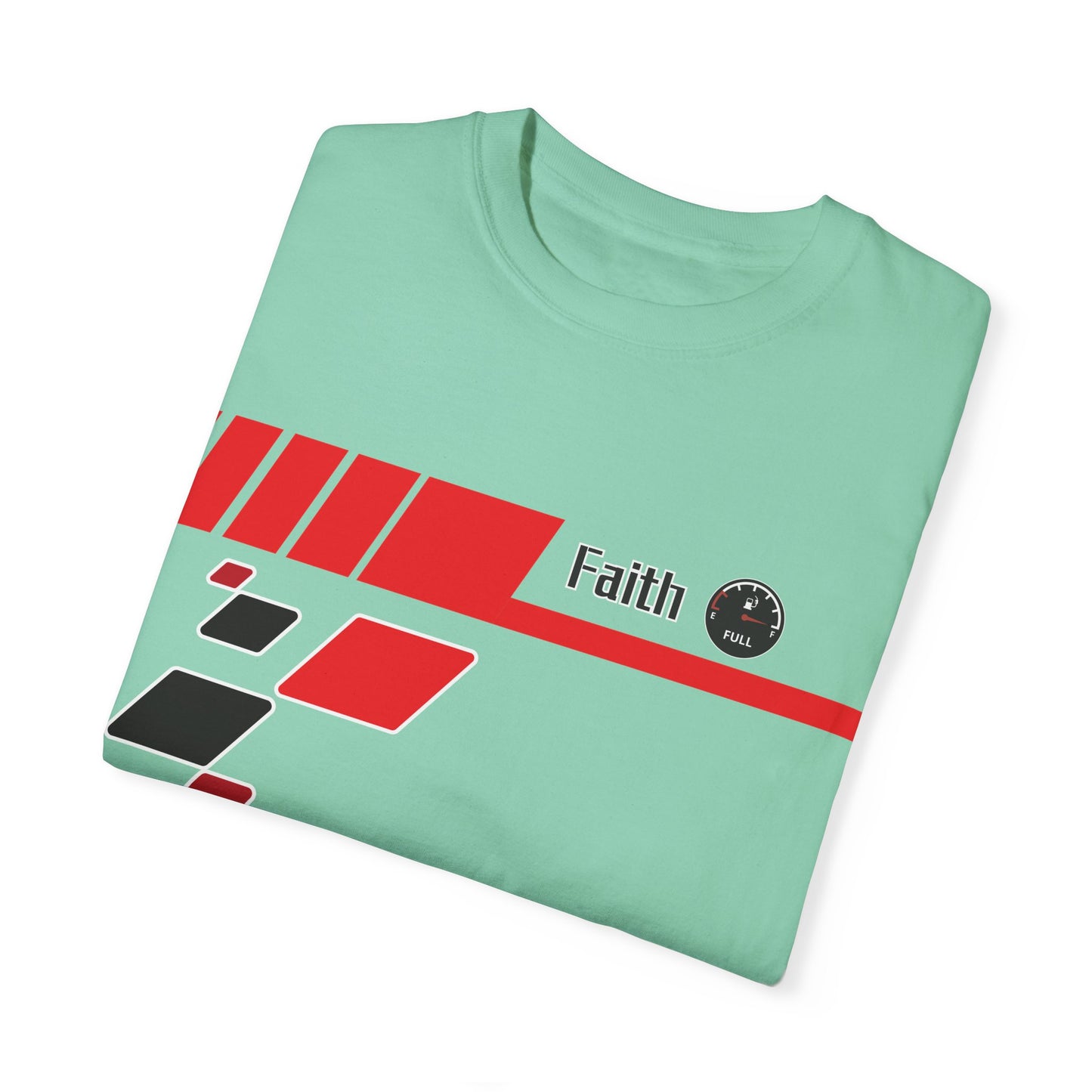 Faith Fuel Race T-Shirt | Comfort Colors 1717 - Christian Design