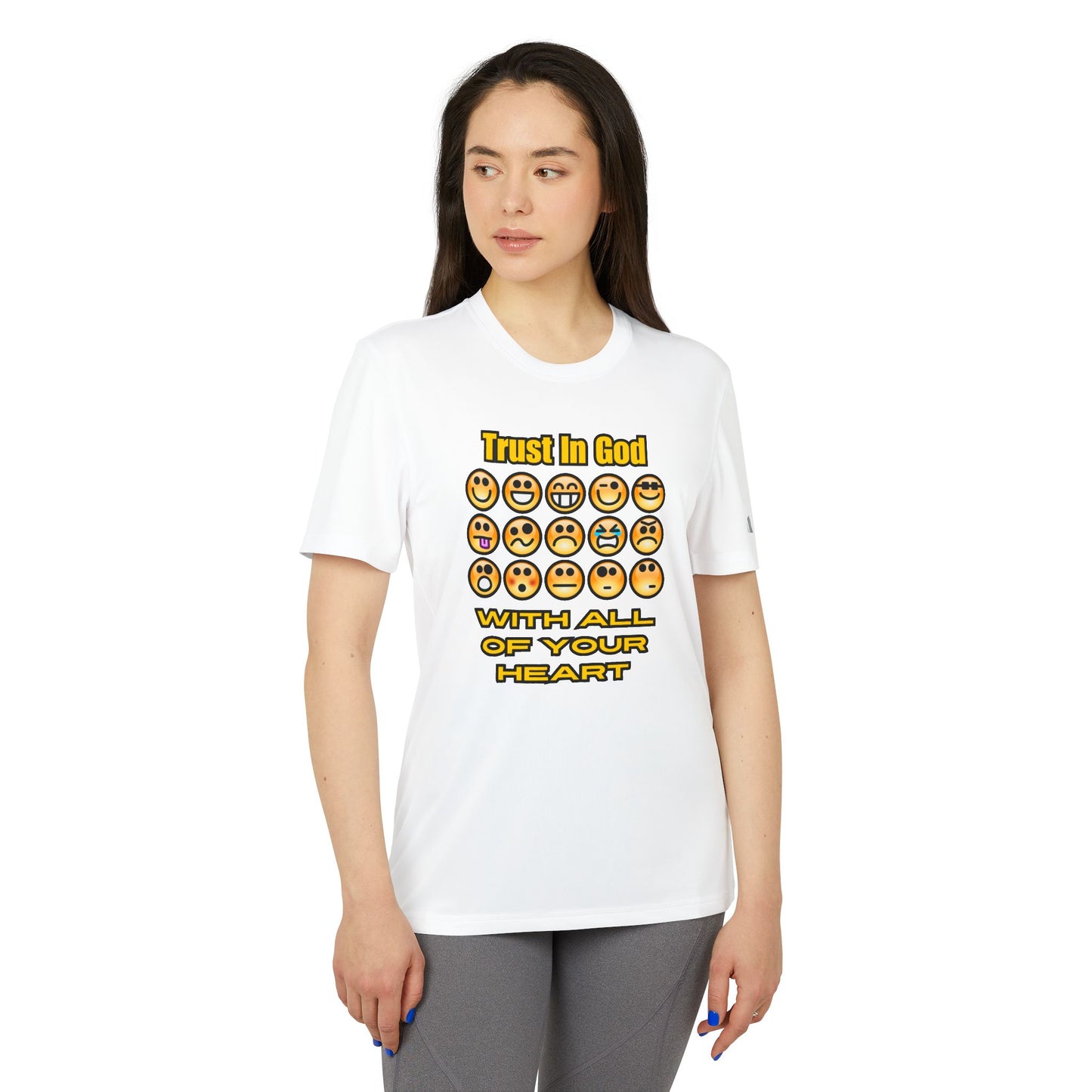 Trust in God Emoji Expression Unisex Tee