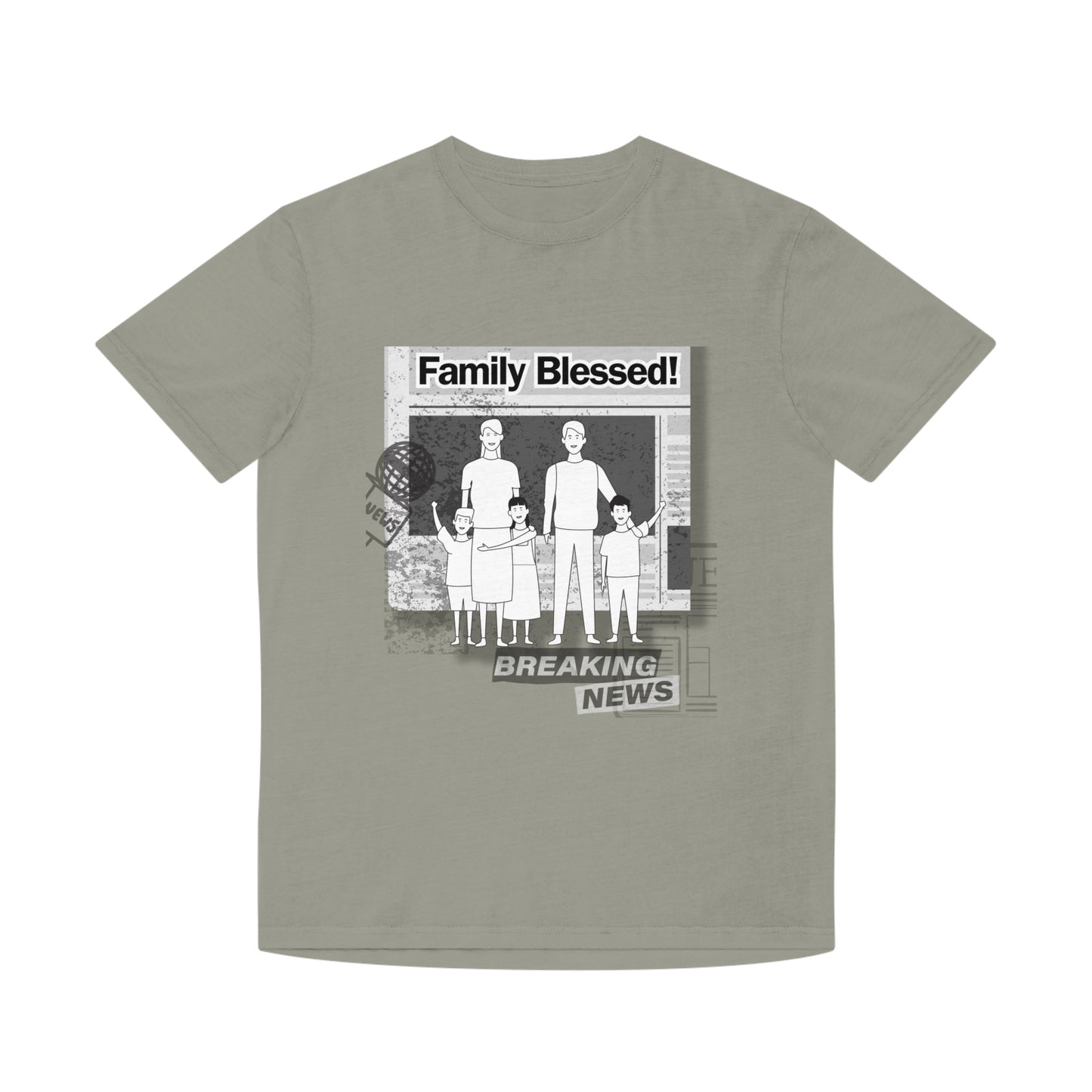 Breaking News: Exclusive Family Blessed Unisex T-Shirt Unveiled!