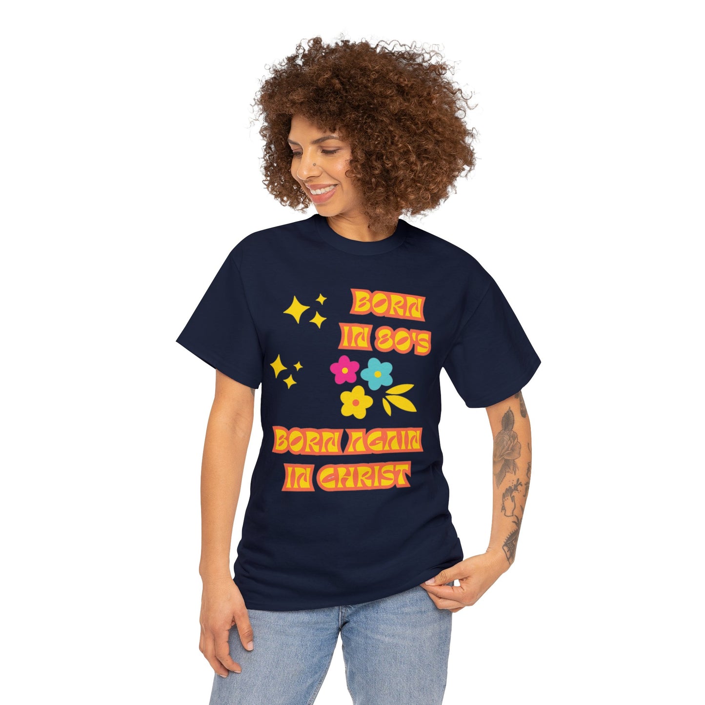 Born Again Unisex Heavy Cotton Tee