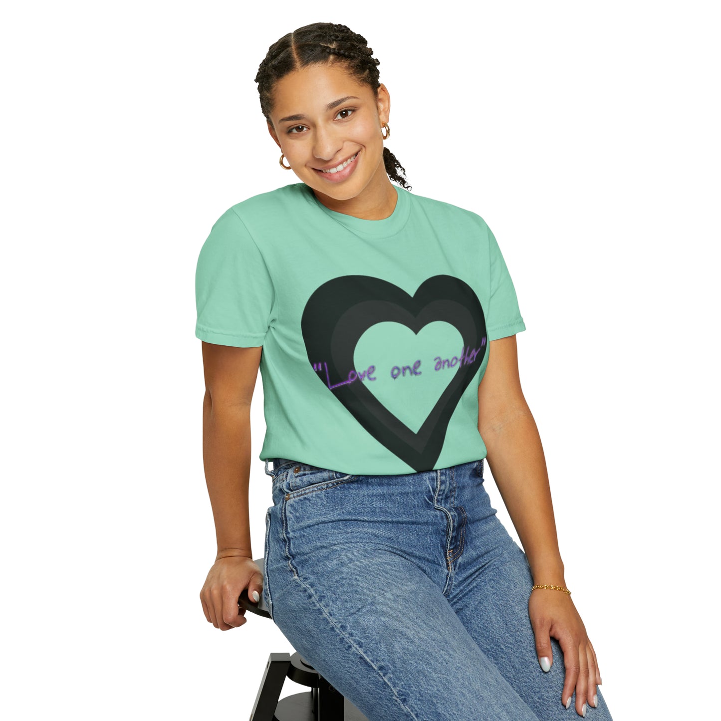 Love One Another Unisex Garment-Dyed T-shirt