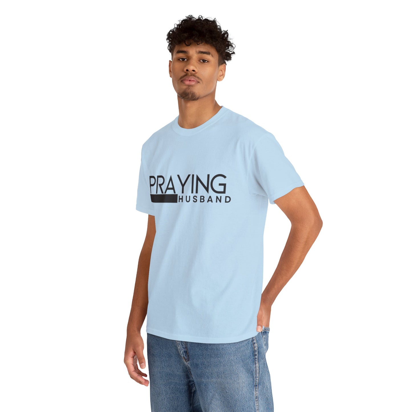 Praying Husband Unisex Heavy Cotton Tee