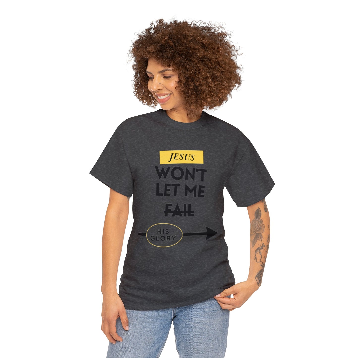 Jesus Won't Let Me Fail  Short-Sleeve T-Shirt