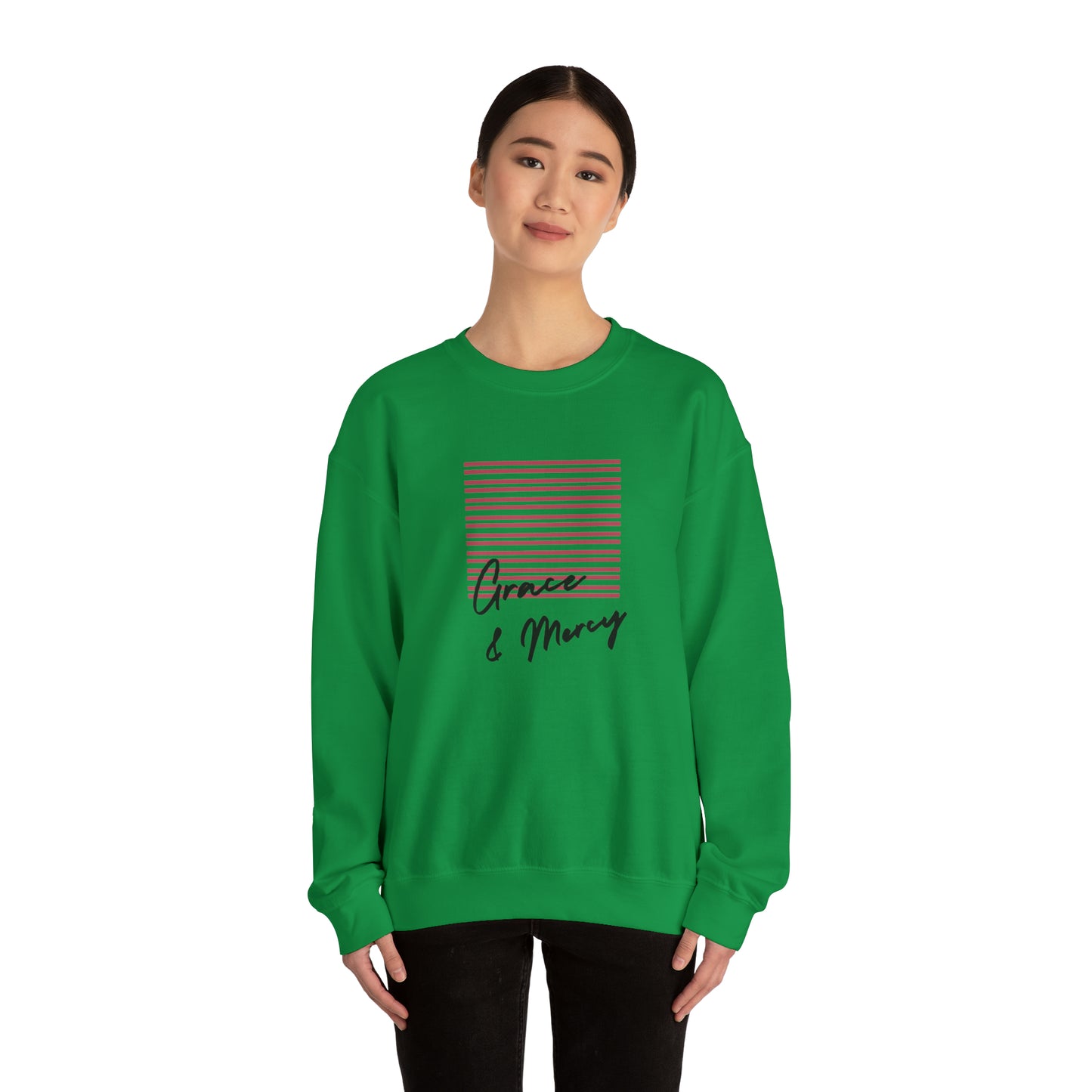 Grace & Mercy Unisex Heavy Blend™ Crewneck Sweatshirt