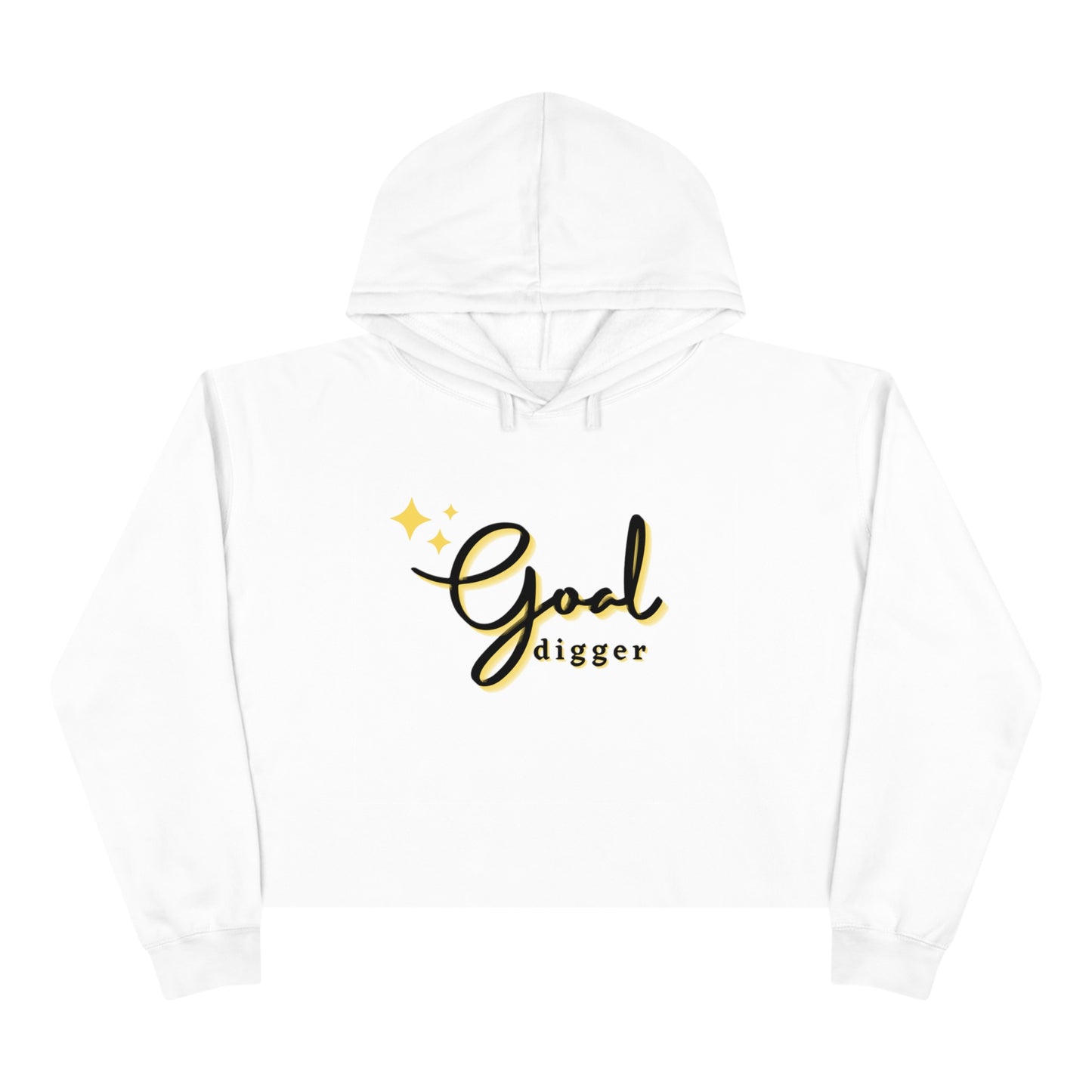 Goal Digger Crop Hoodie