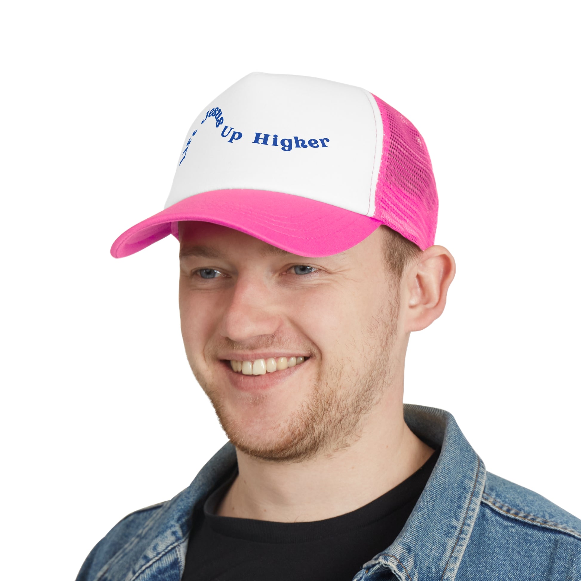 "Lift Jesus Mesh Cap - Embrace Faith with Stylish Headwear"