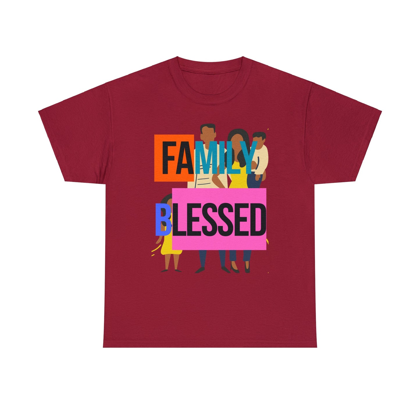 Family Blessed Unisex Heavy Cotton Tee