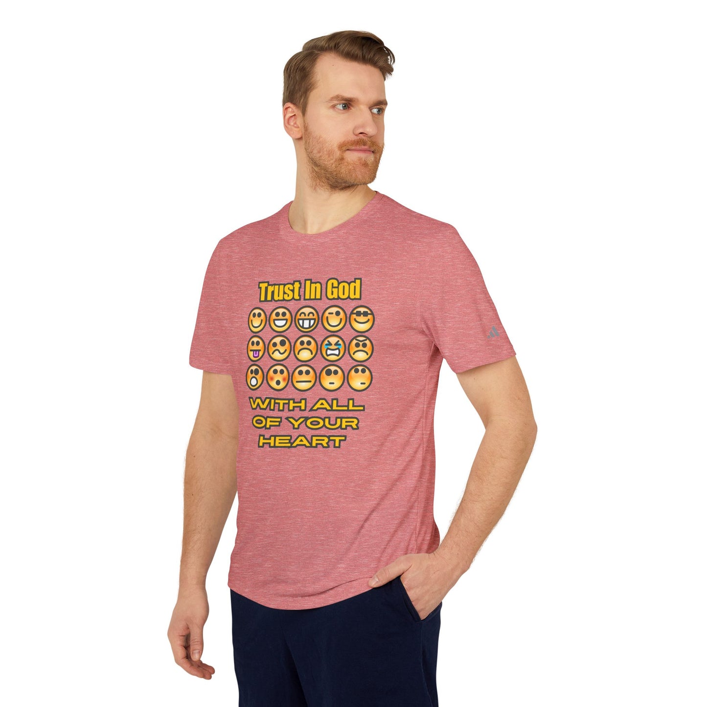 Trust in God Emoji Expression Unisex Tee