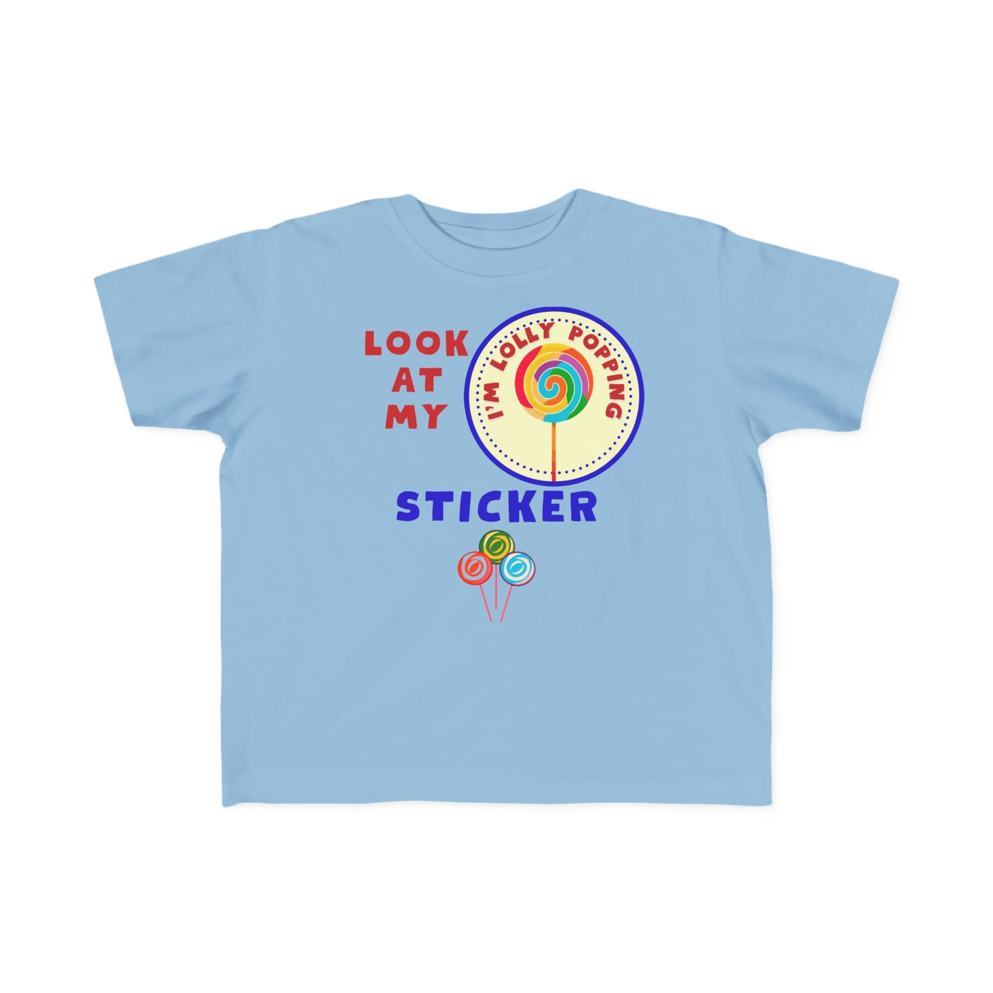 Look at My Sticker Toddler's Fine Jersey Tee