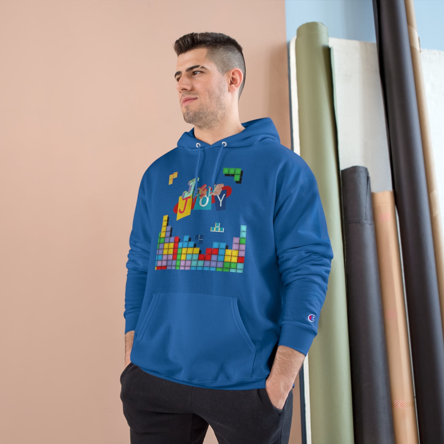 Blocks of Joy Champion Hoodie