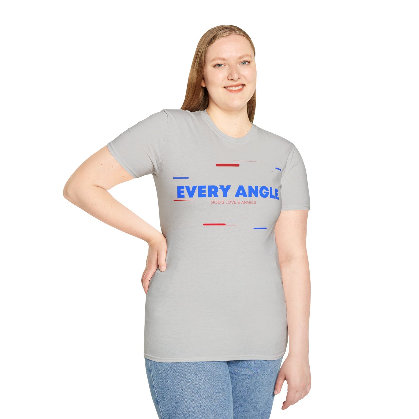 Every Angle God's Love and Angels Unisex Softstyle T-Shirt