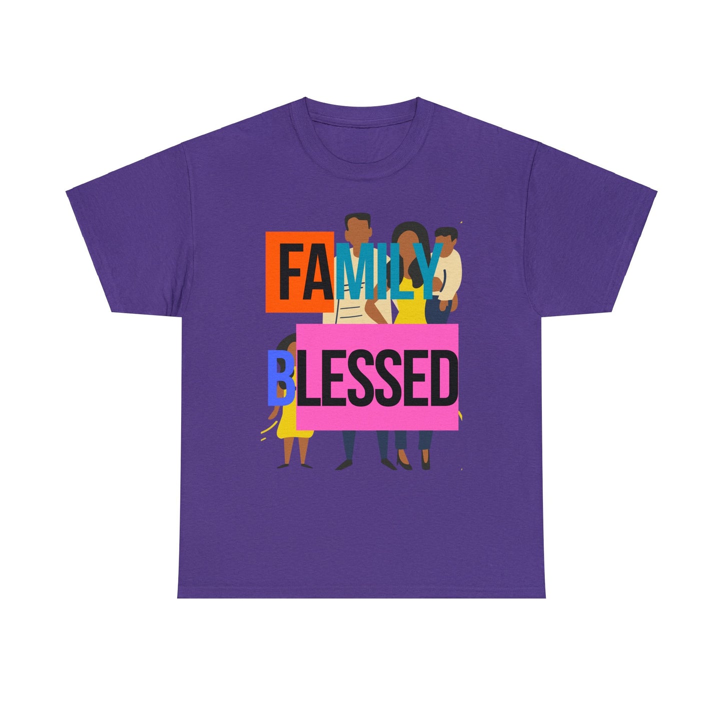 Family Blessed Unisex Heavy Cotton Tee