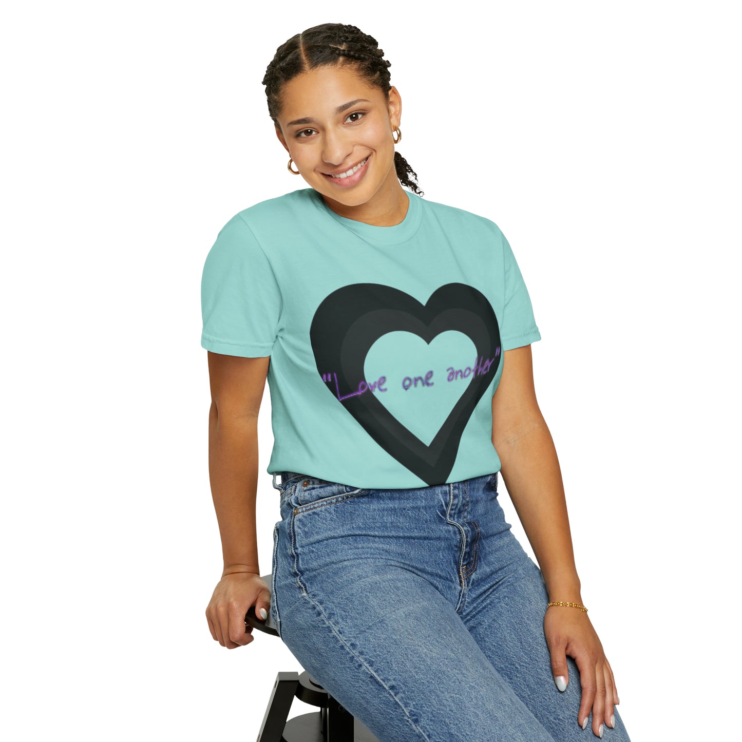 Love One Another Unisex Garment-Dyed T-shirt