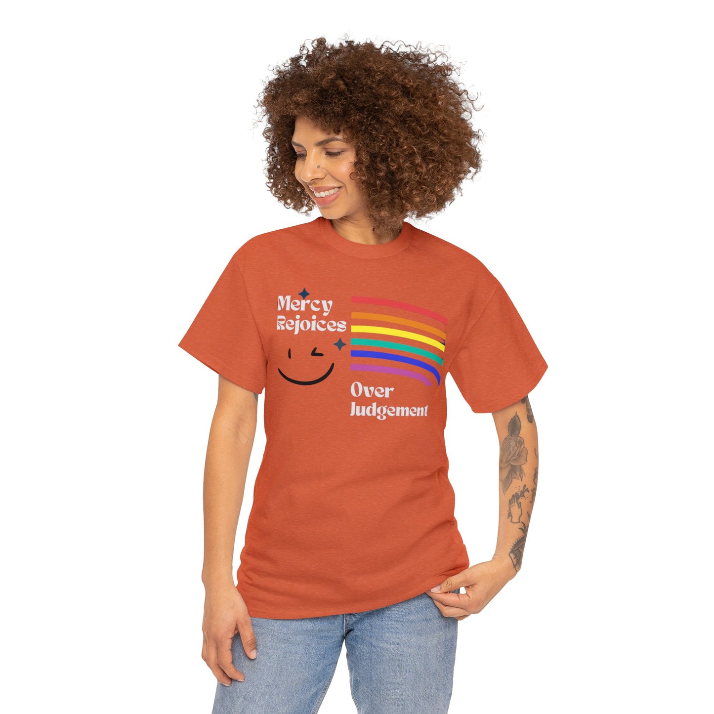 Mercy Rejoices Unisex Heavy Cotton Tee