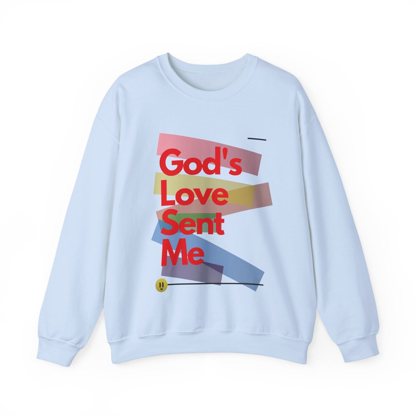 God's Love Sent Me Unisex Heavy Blend™ Crewneck Sweatshirt