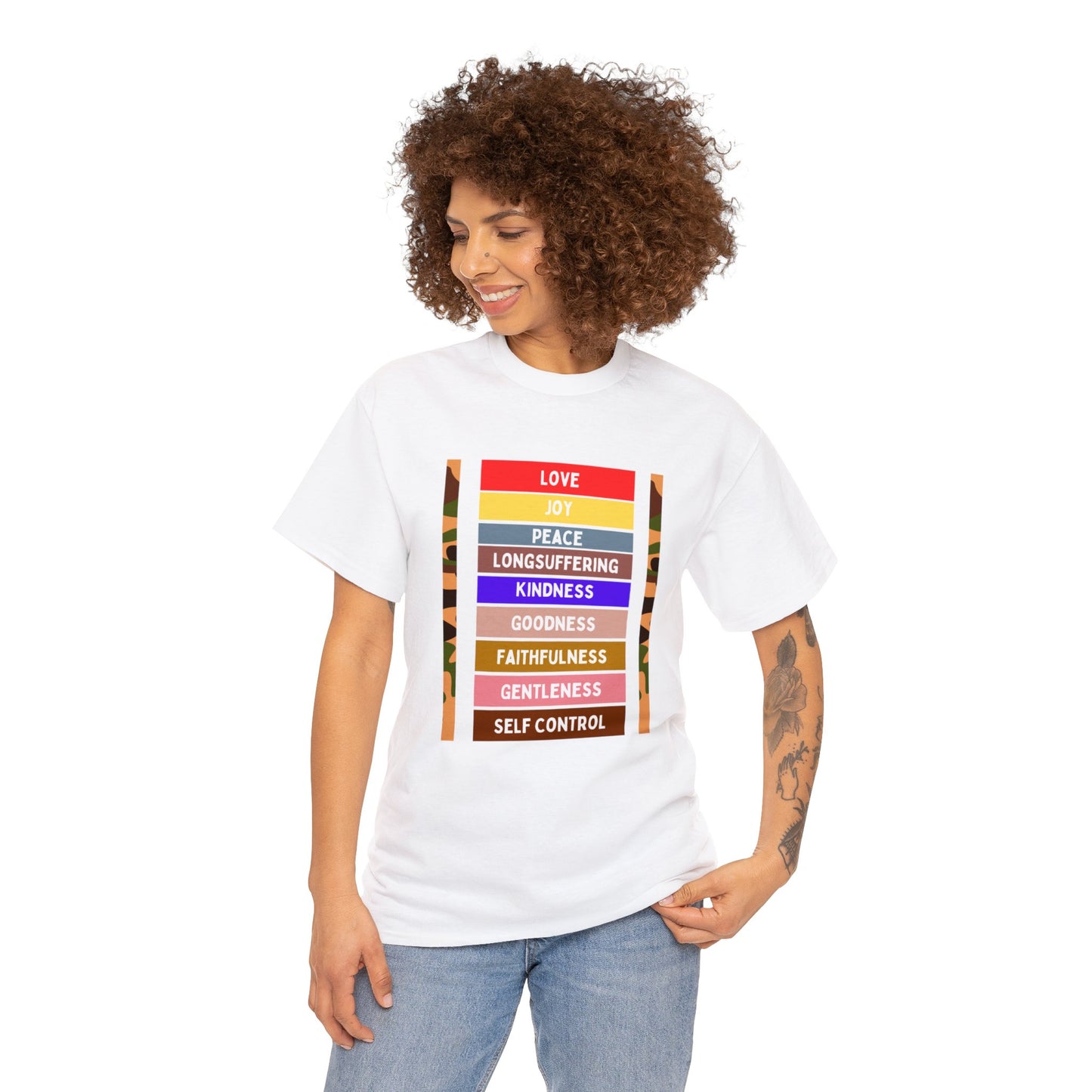 Fruits of The Holy Spirit Unisex Heavy Cotton Tee