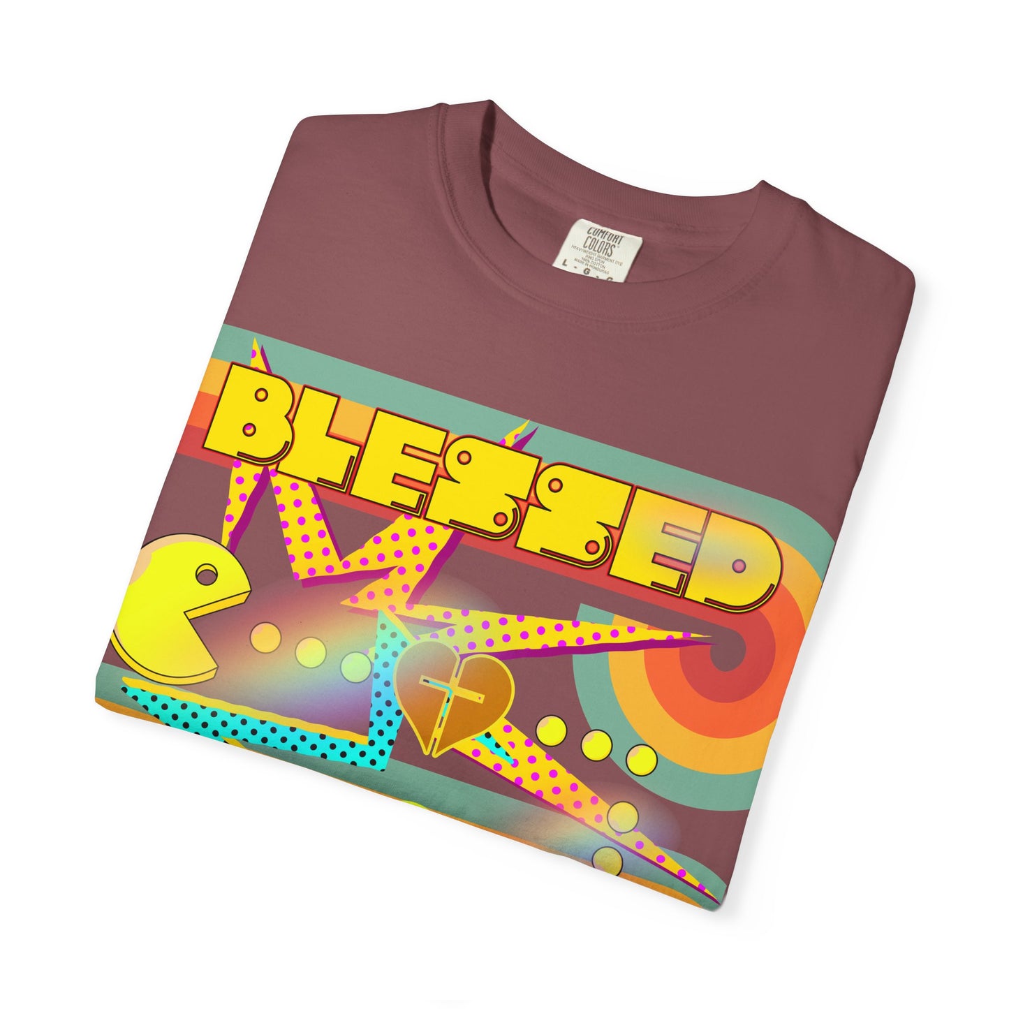 Retro Graphic T-Shirt, Blessed T-Shirt, Fun Casual Wear, Gift for Gamers, Vintage Style Tee