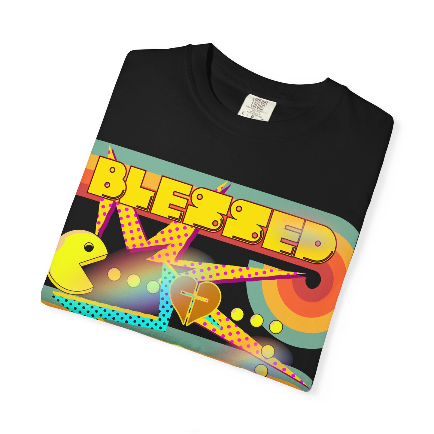 Retro Graphic T-Shirt, Blessed T-Shirt, Fun Casual Wear, Gift for Gamers, Vintage Style Tee