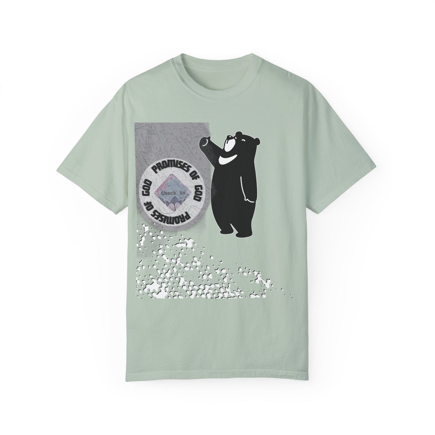 Seal of Promises of God Bear T-Shirt | Comfort Colors 1717 - Christian Graphic Tee