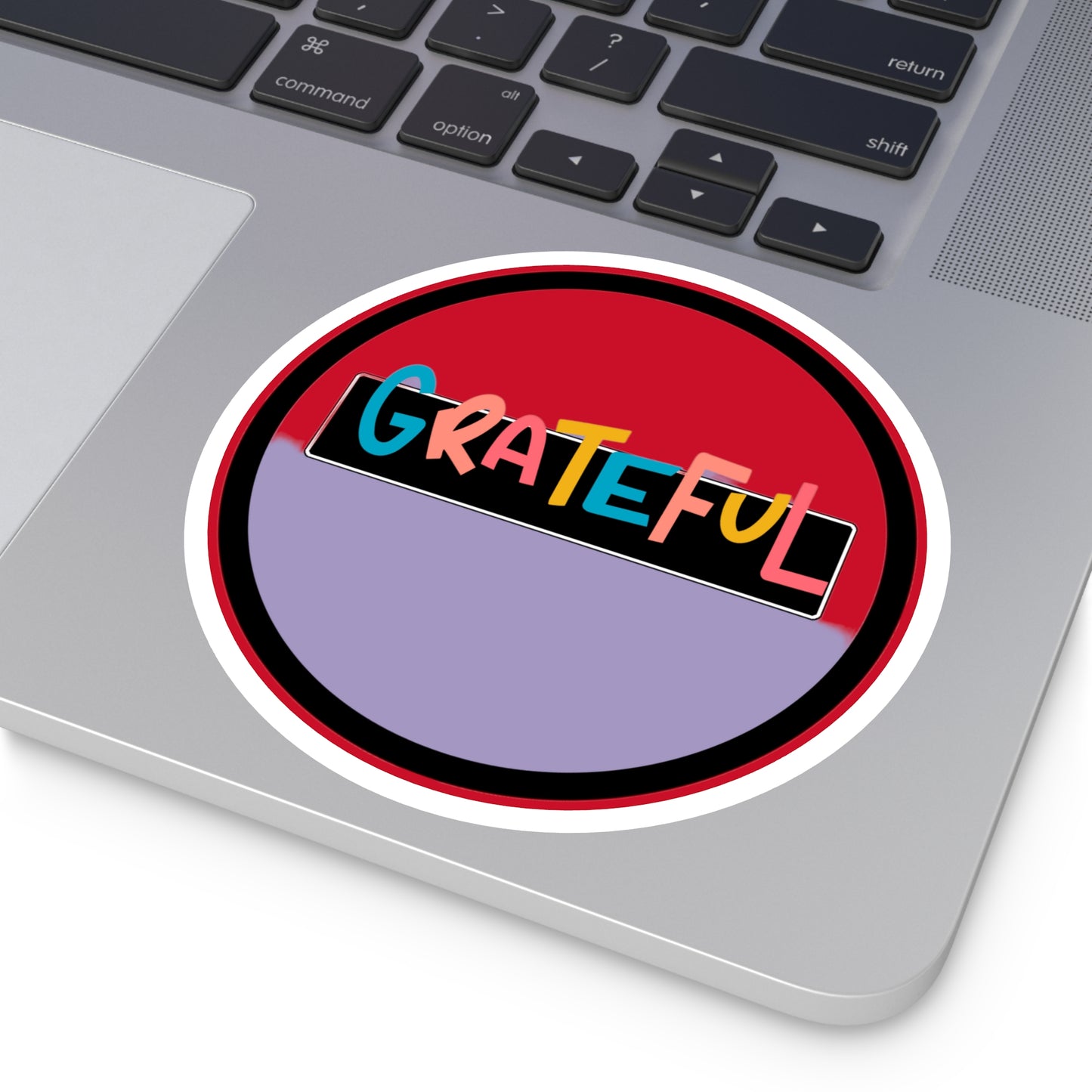 Grateful Round Stickers, Indoor\Outdoor