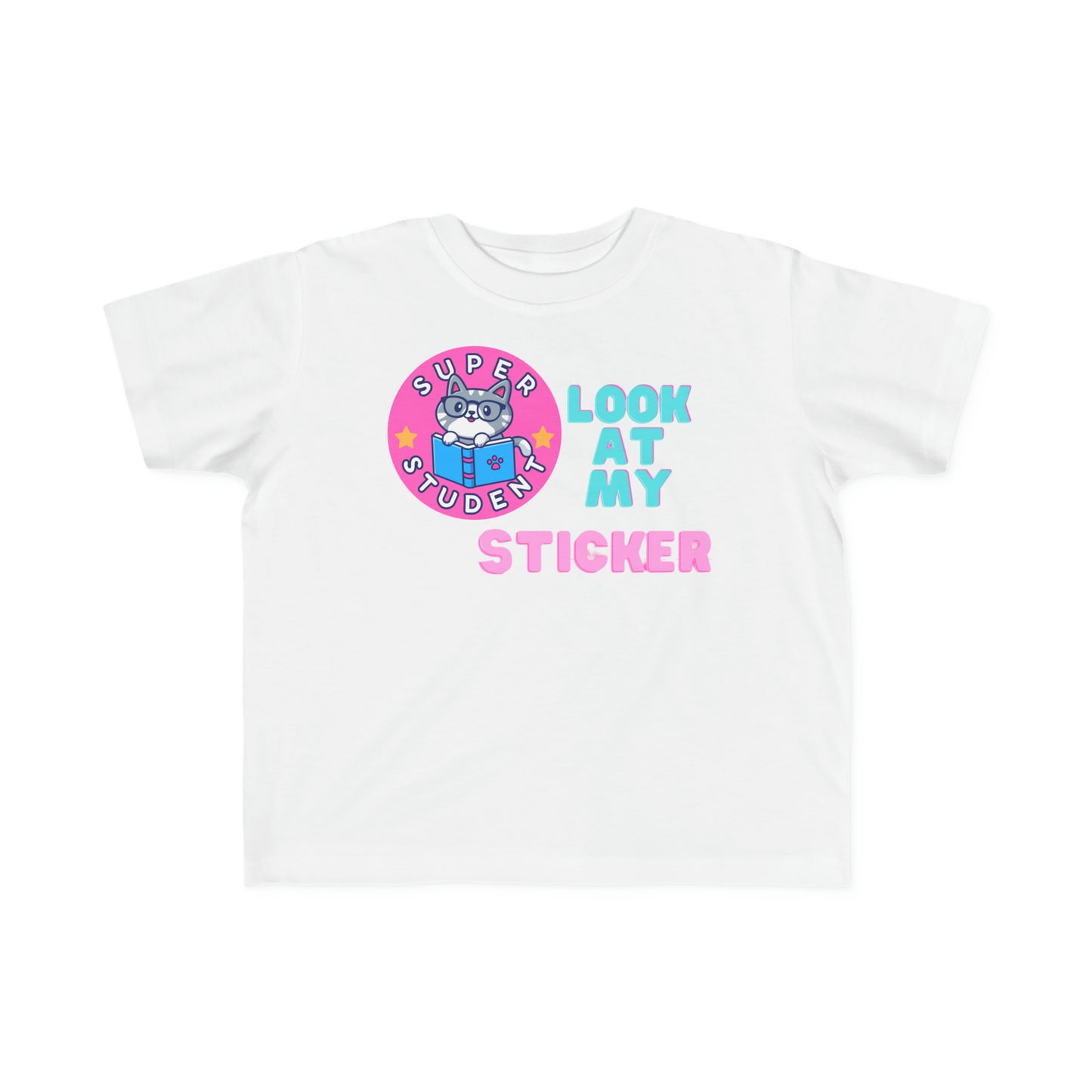 Look at My Sticker Toddler's Fine Jersey Tee