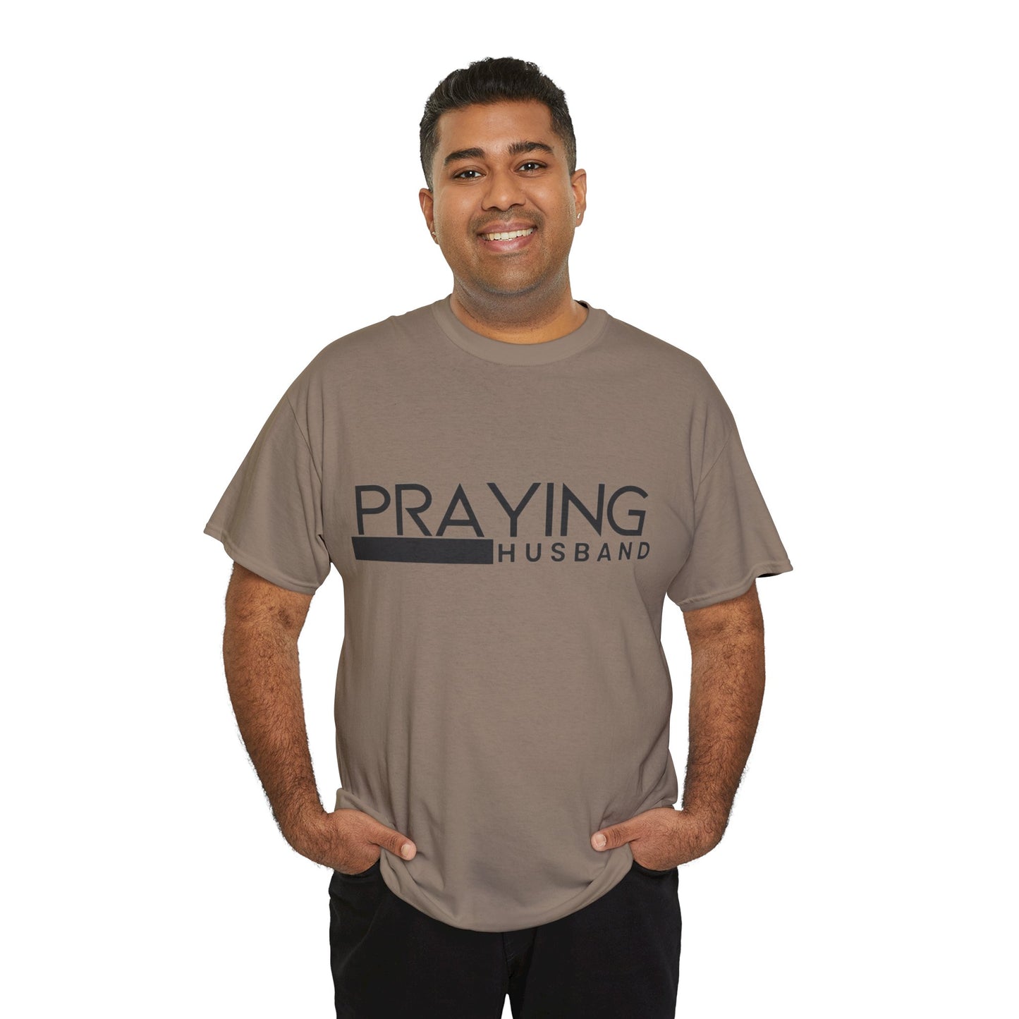 Praying Husband Unisex Heavy Cotton Tee