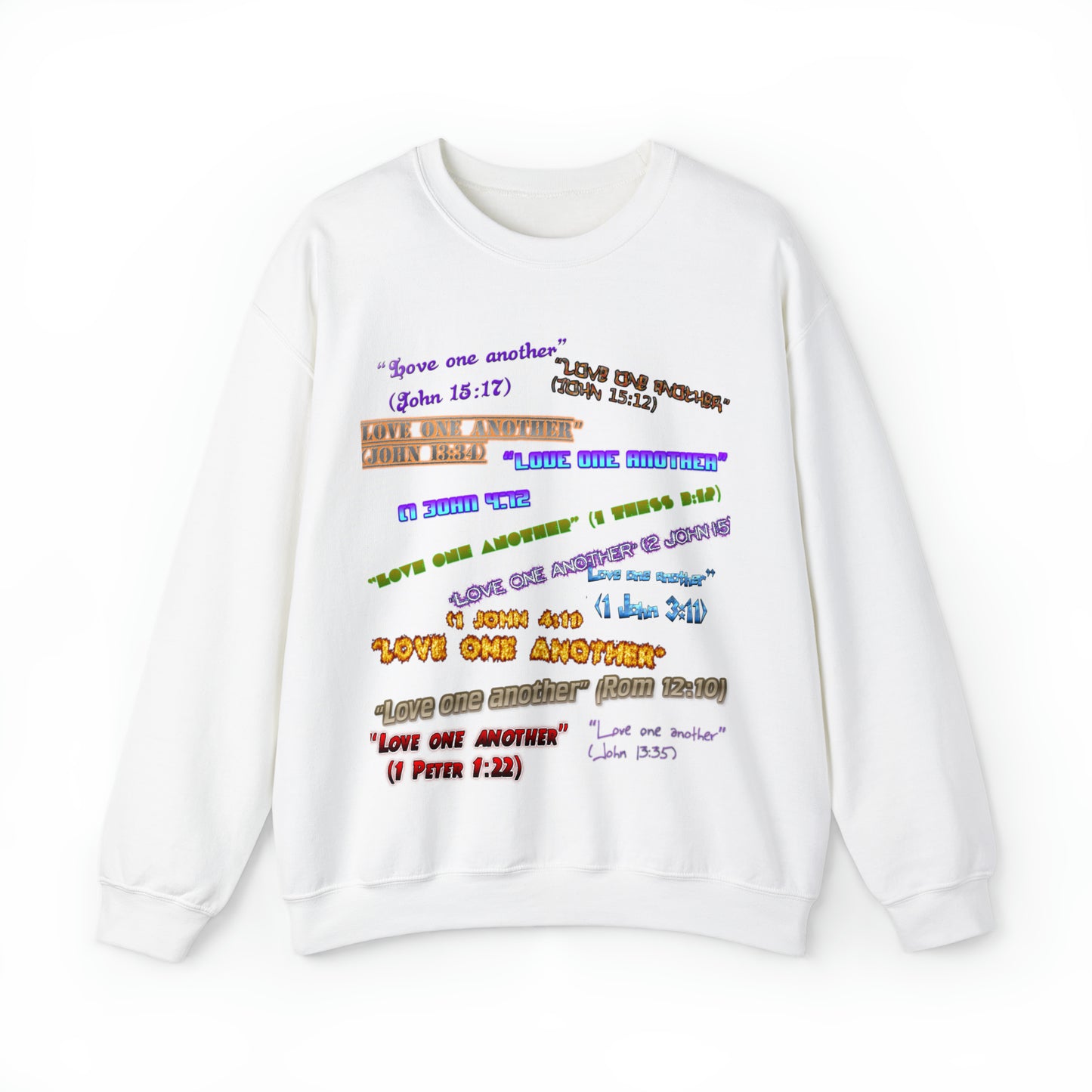 Love One Another Unisex Heavy Blend™ Crewneck Sweatshirt