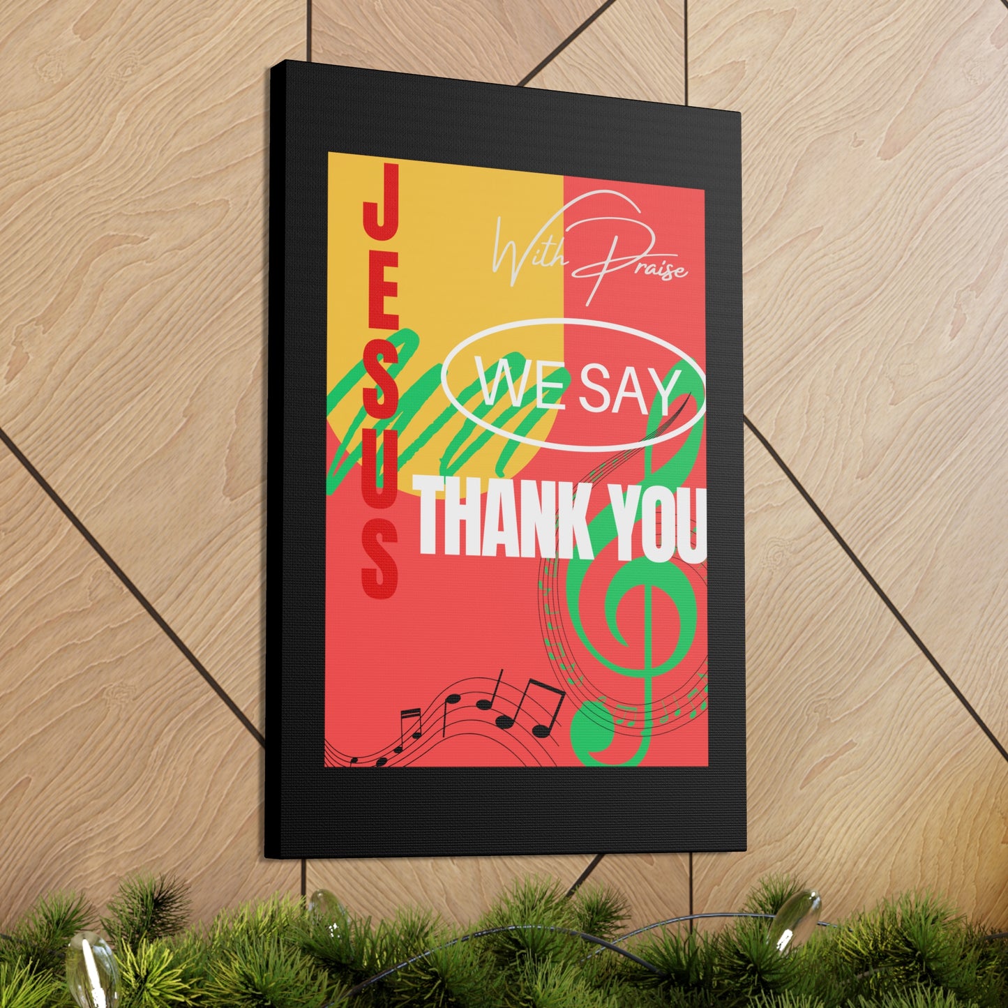 Thank You Jesus Canvas Gallery Wraps