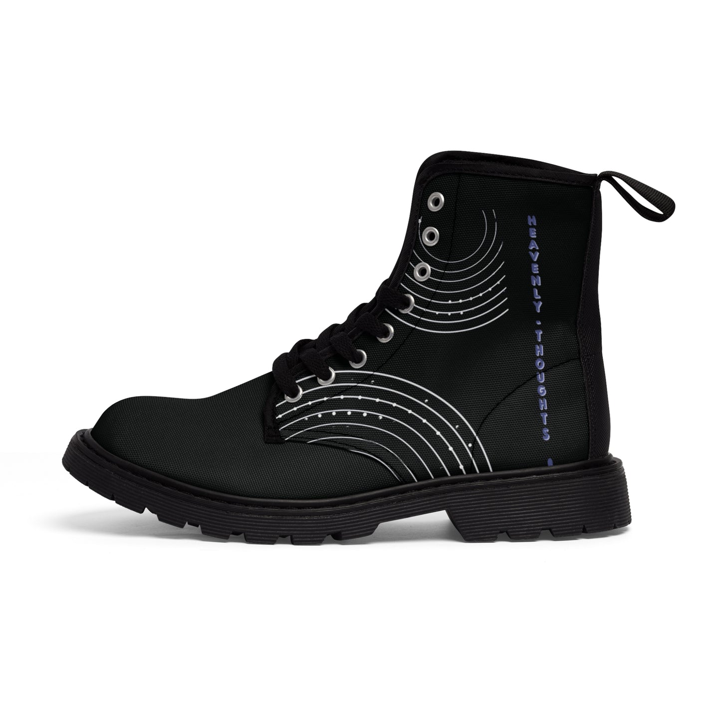 Heavenly Thoughts Men's Canvas Boots
