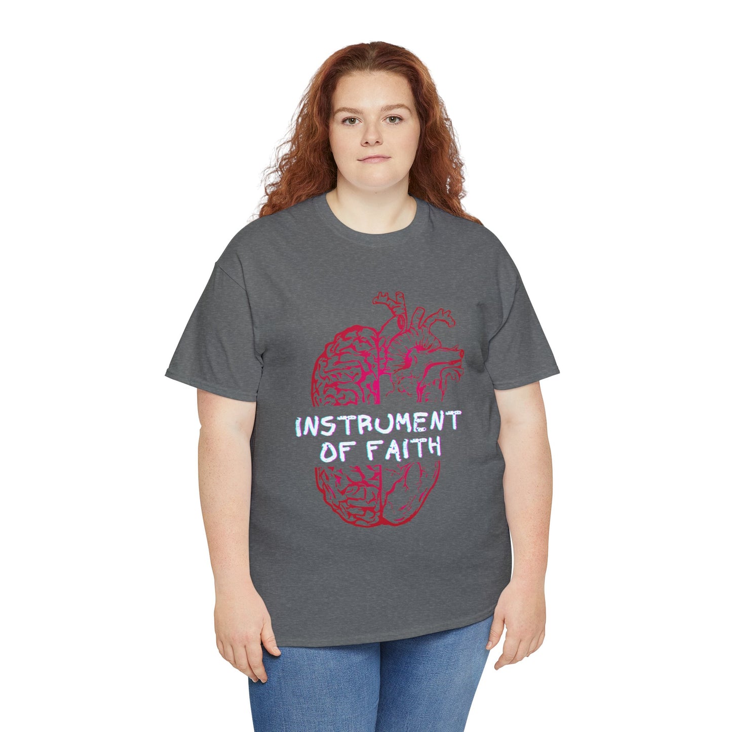 Instrument of Faith Unisex Heavy Cotton Tee