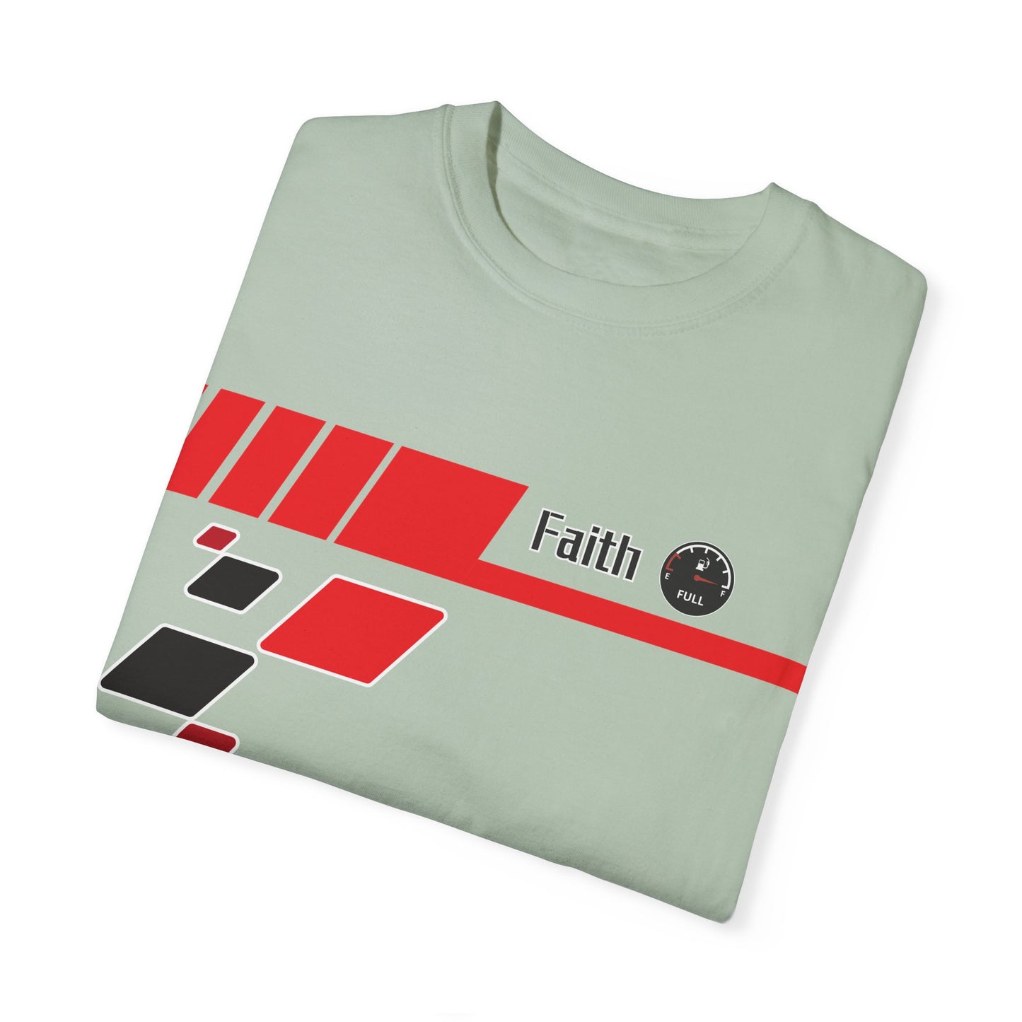 Faith Fuel Race T-Shirt | Comfort Colors 1717 - Christian Design