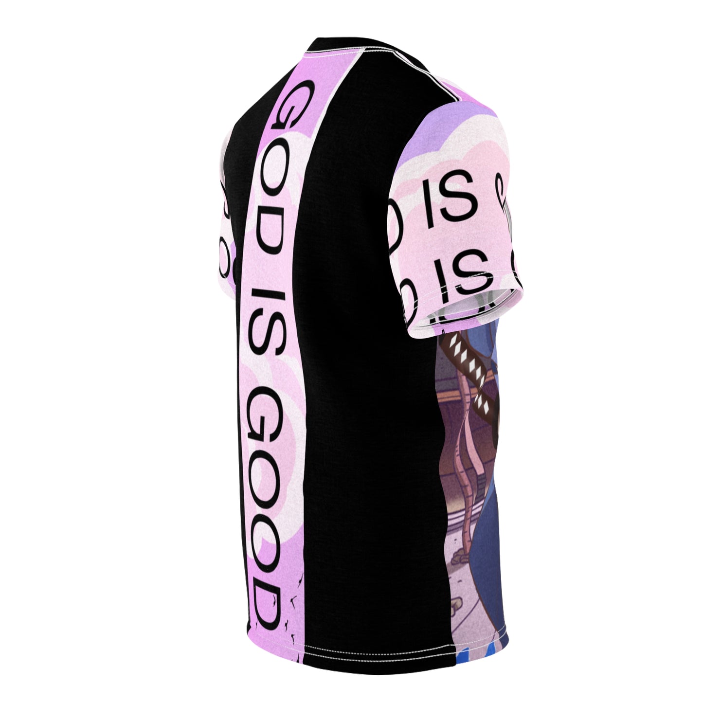 God Is Good Anime Unisex Cut & Sew Tee