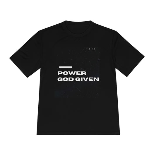 Power God Given Unisex Moisture Wicking Tee