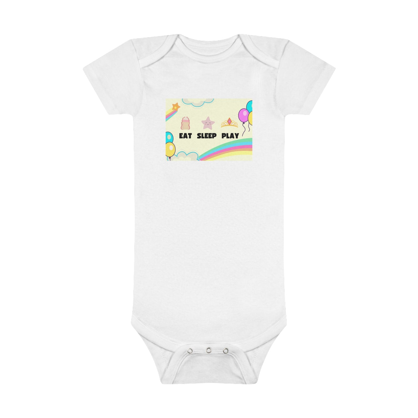 Eat Sleep Play Baby Short Sleeve Onesie®