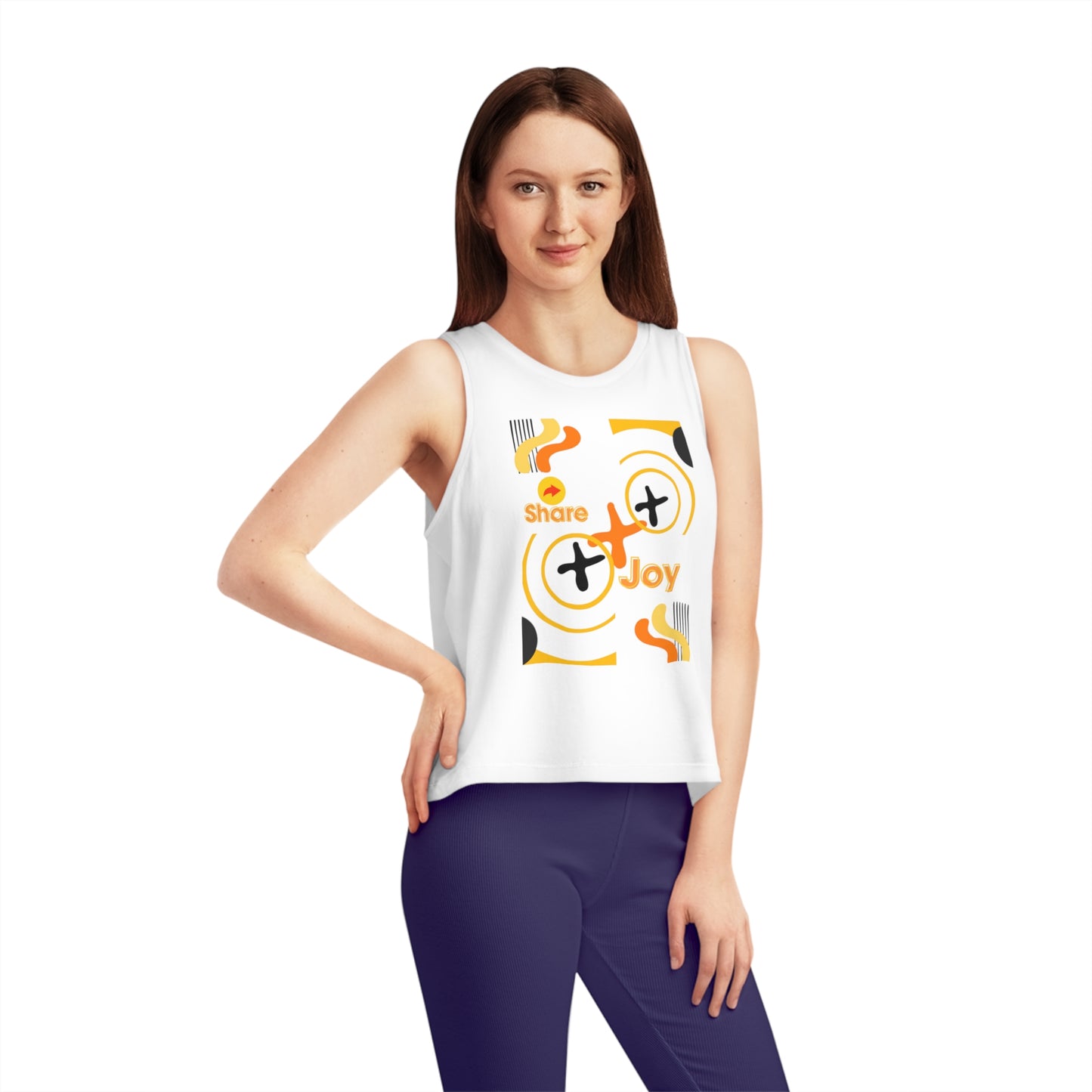 Share Joy Women's Dancer Cropped Tank Top