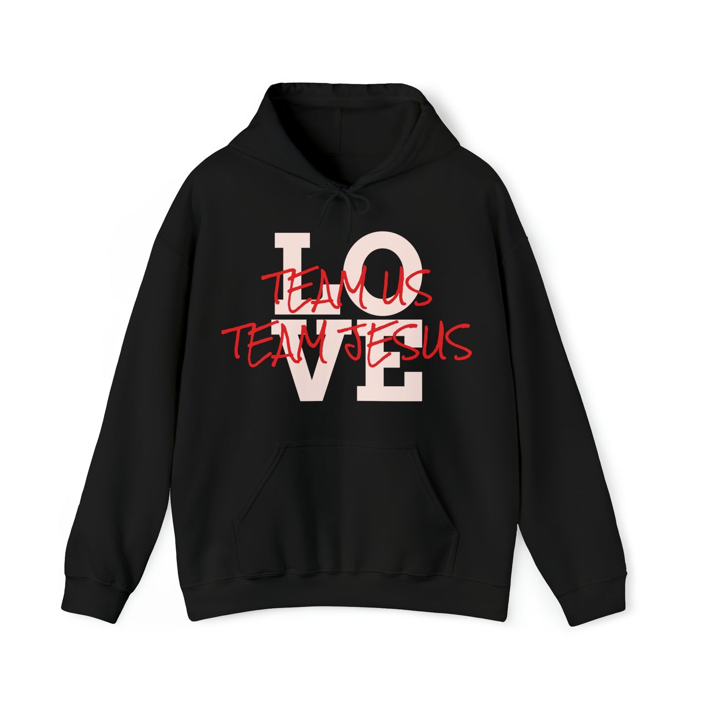 Team Us Team Jesus Unisex Heavy Blend™ Hooded Sweatshirt