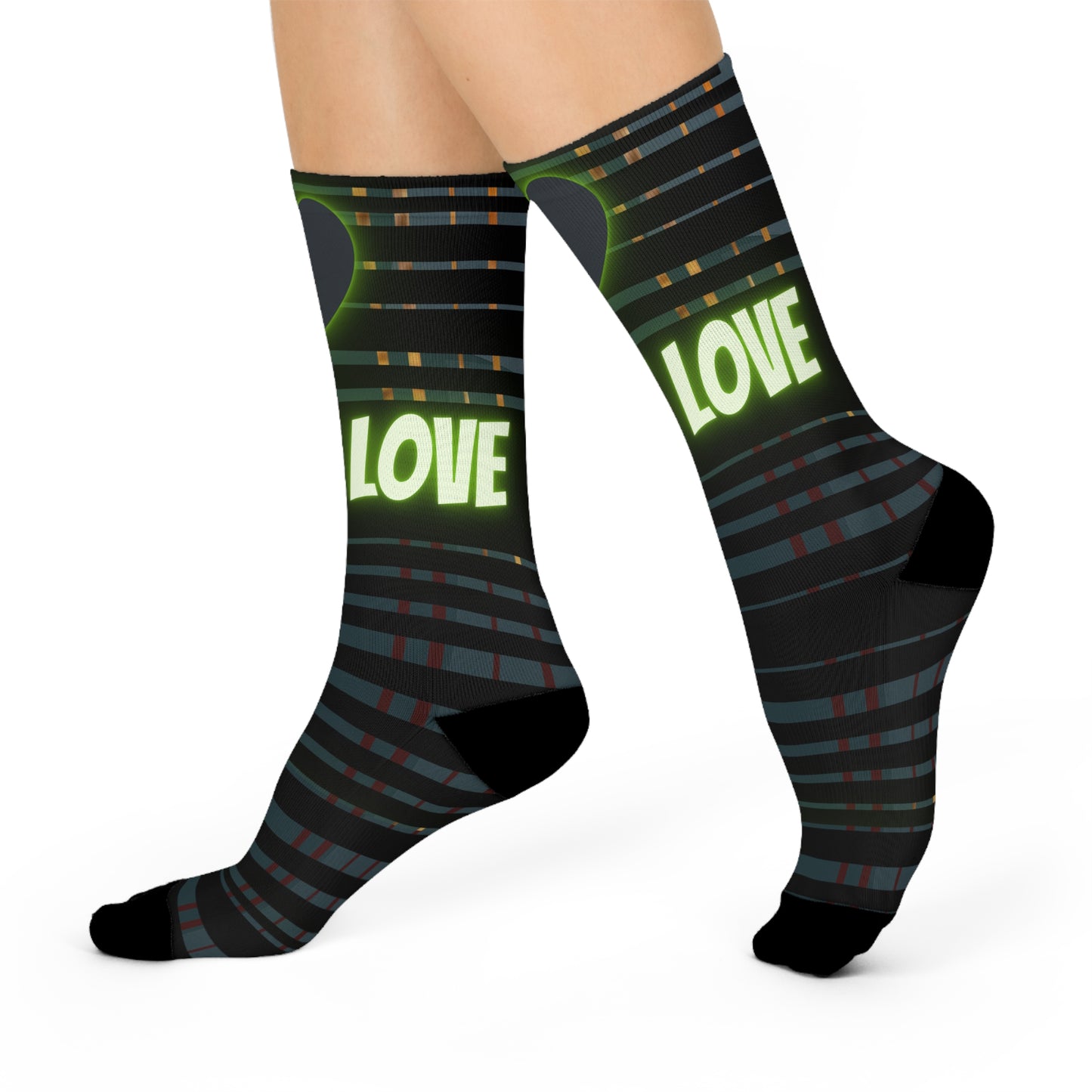 More Love Cushioned Crew Socks