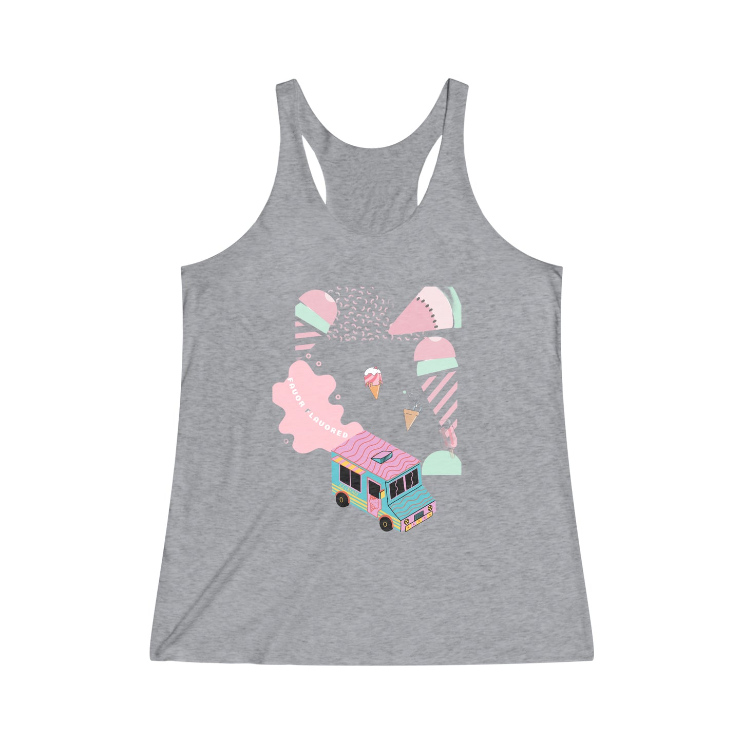 Favor Flavored Women's Tri-Blend Racerback Tank