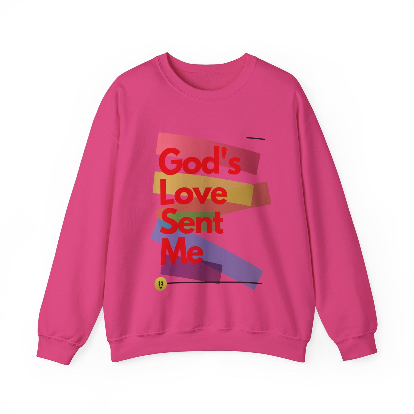 God's Love Sent Me Unisex Heavy Blend™ Crewneck Sweatshirt