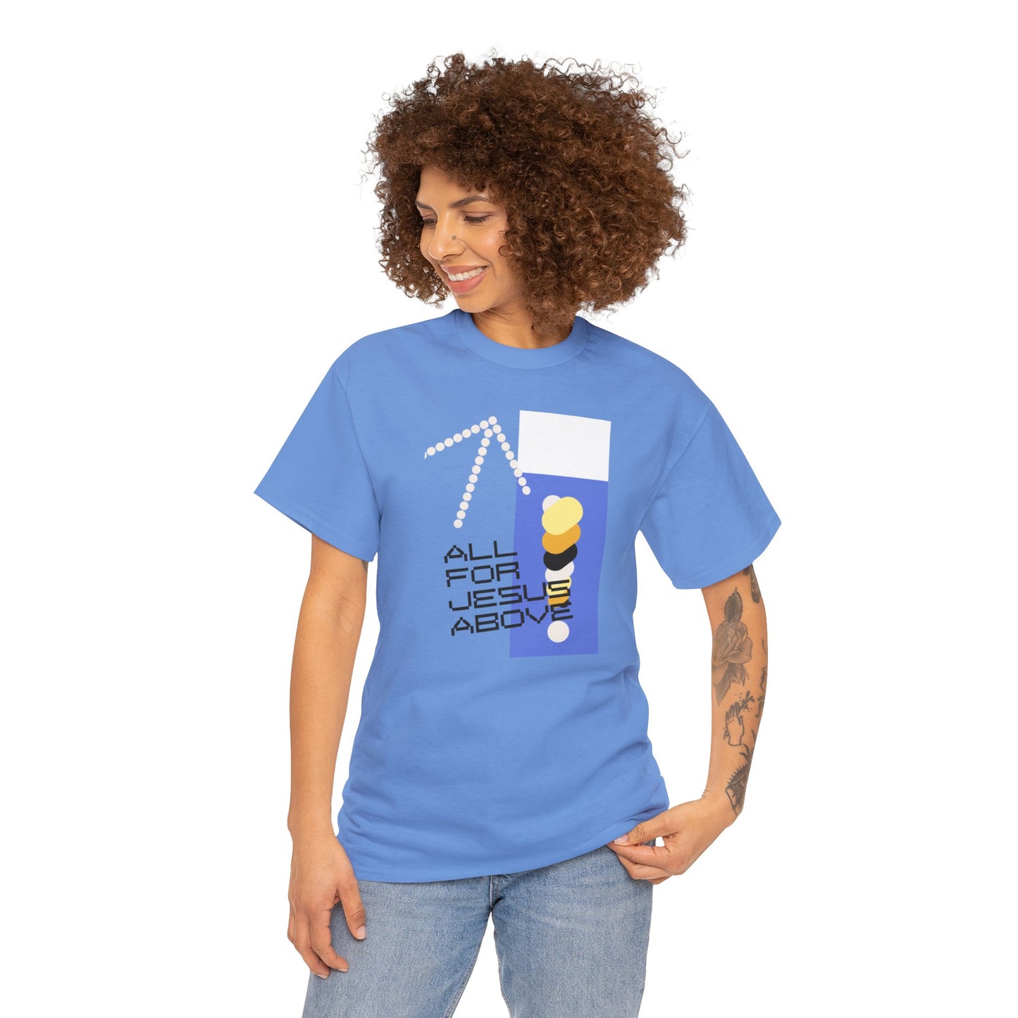 All For Jesus Above Short-Sleeve T-Shirt