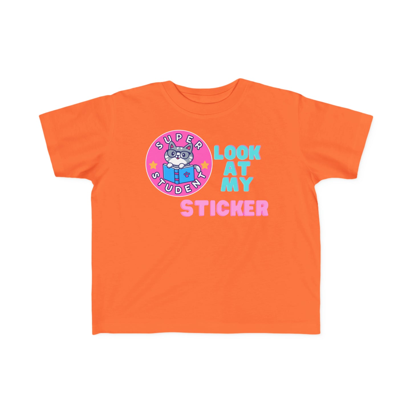 Look at My Sticker Toddler's Fine Jersey Tee