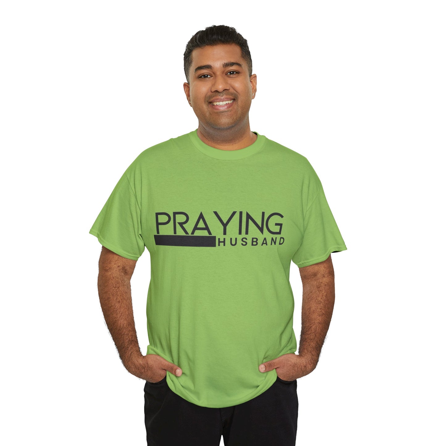 Praying Husband Unisex Heavy Cotton Tee