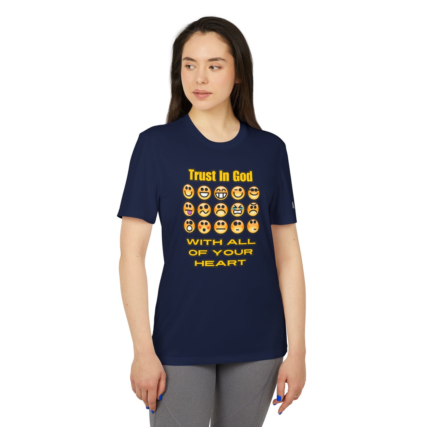 Trust in God Emoji Expression Unisex Tee