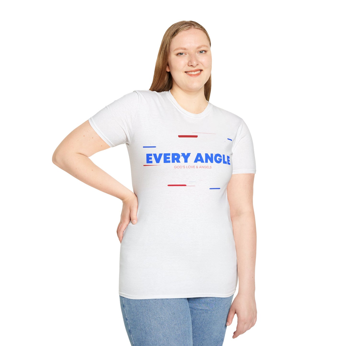 Every Angle God's Love and Angels Unisex Softstyle T-Shirt