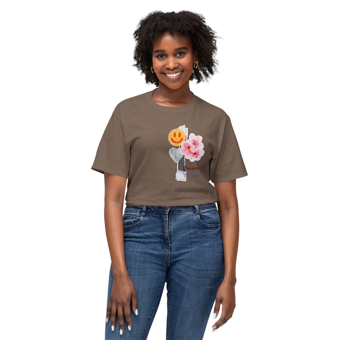 I'm Blessed & Grateful Unisex HD Cotton™ T-Shirt | Positive Vibes Tee