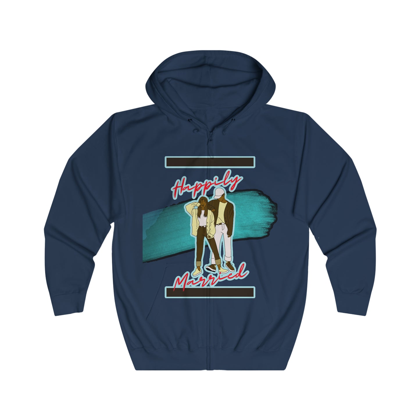 Cherish Your Milestone: Celebrate Your Love with Forever Together Newlywed Bliss and Eternal Love Romantic Anniversary Unisex Full Zip Hoodies